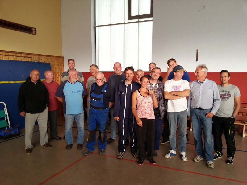 Mannschaft Arbeitseinsatz TVW