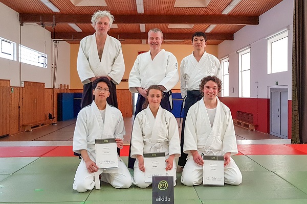 Prüfungsteilnehmer Aikido