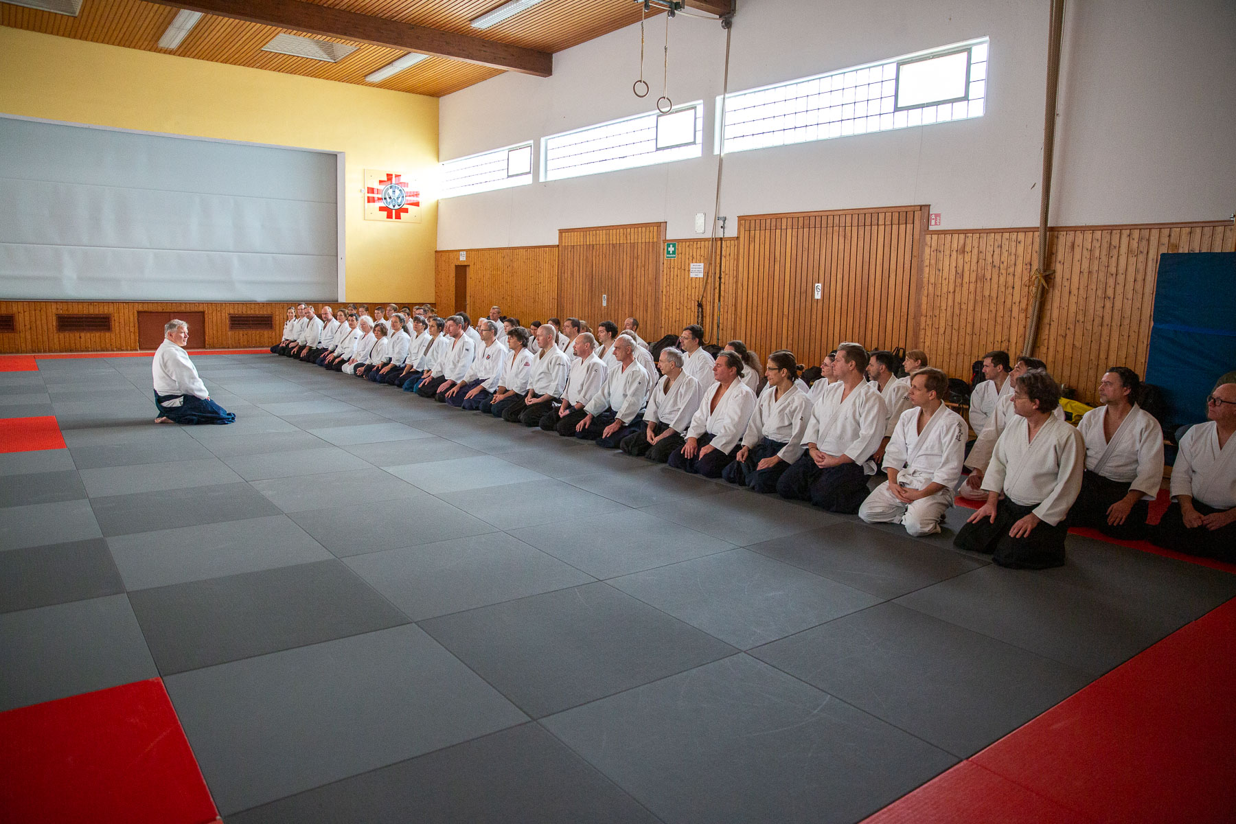 Teilnehmerinnen des Aikido-Lehrgangs