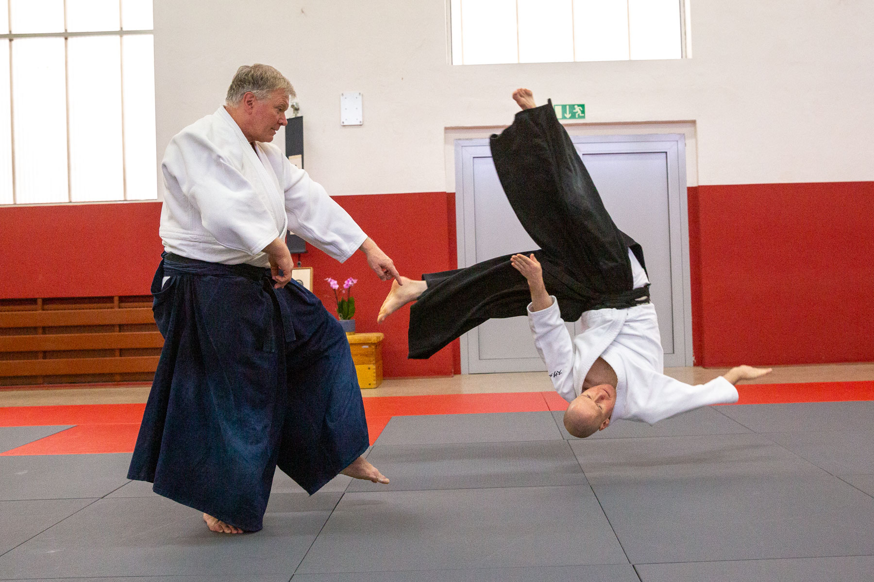 Teilnehmerinnen des Aikido-Lehrgangs