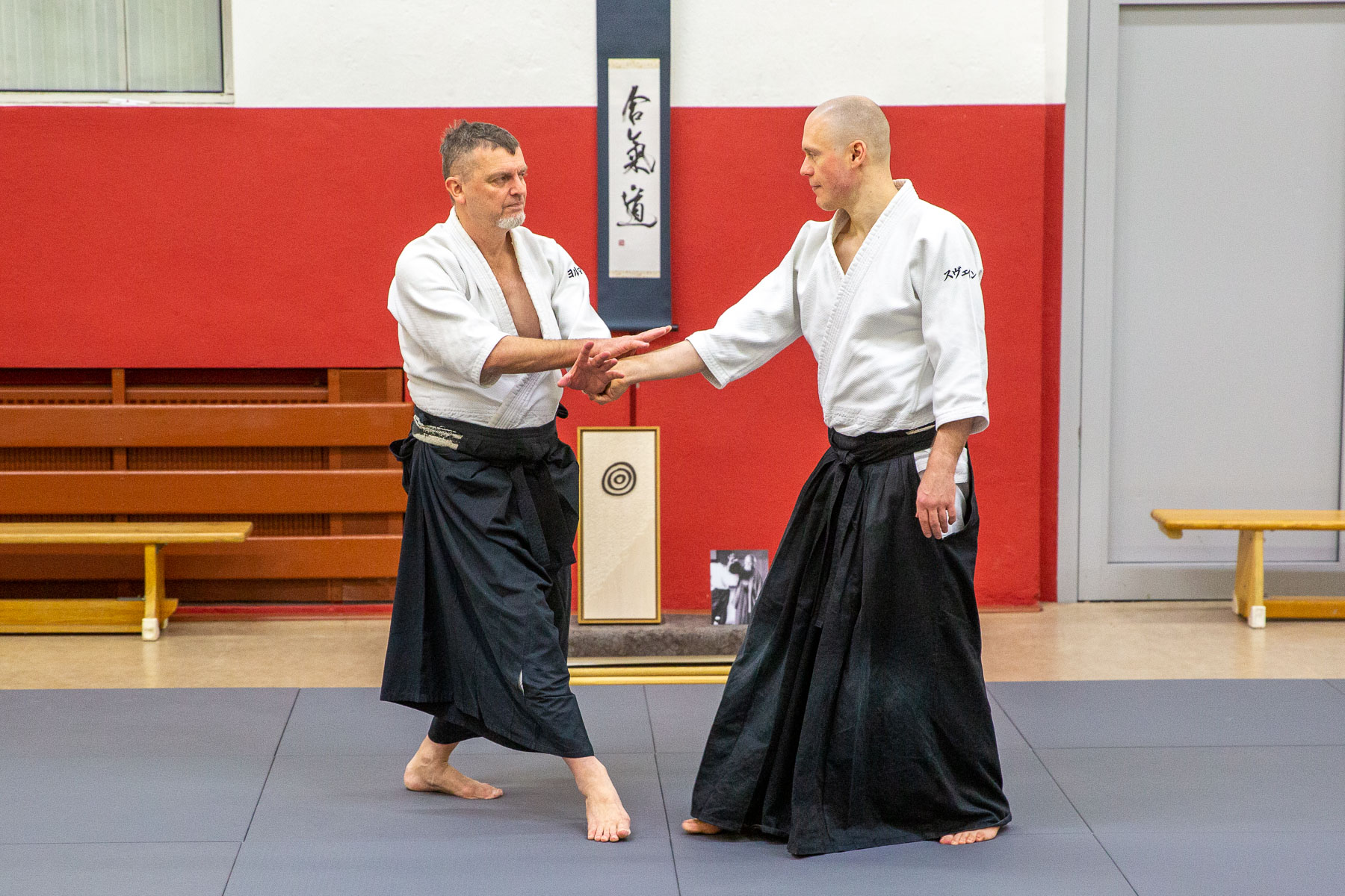 Teilnehmerinnen des Aikido-Lehrgangs